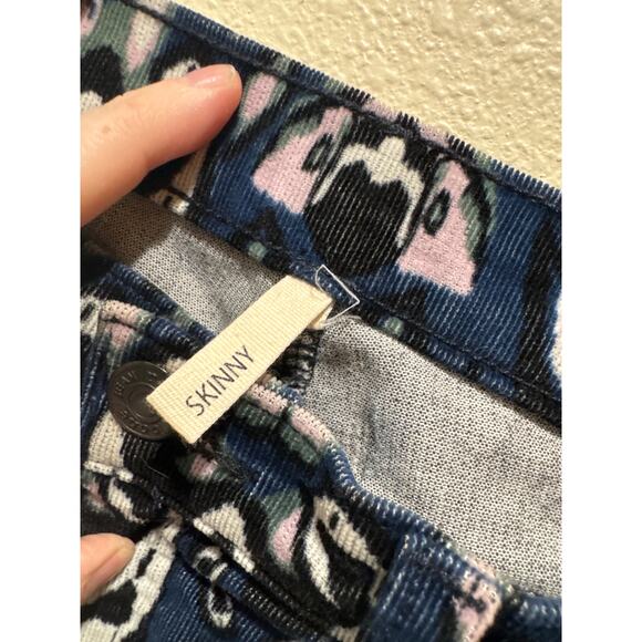 Rag & Bone Women's Skinny Paisley Corduroy Pants size 26 - Picture 4 of 4